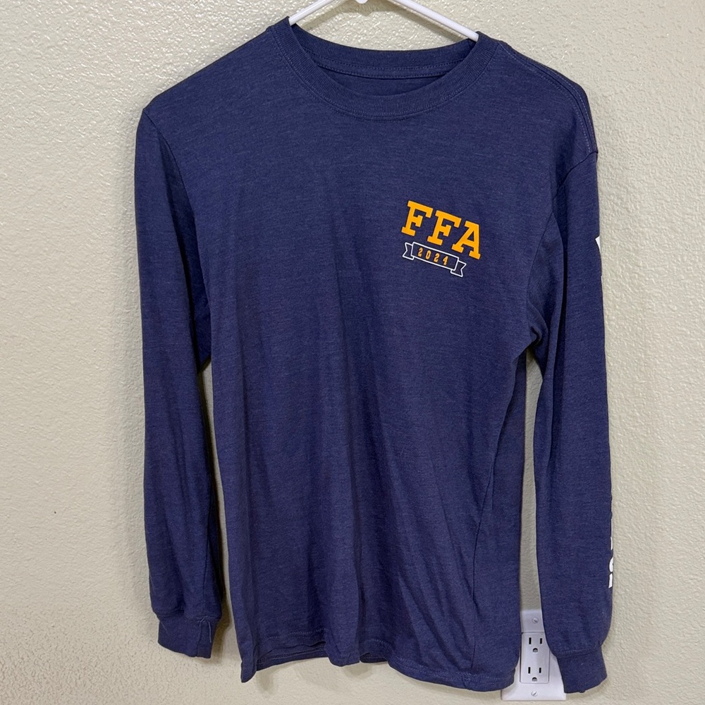 FFA Navy Long Sleeve Women's Tee